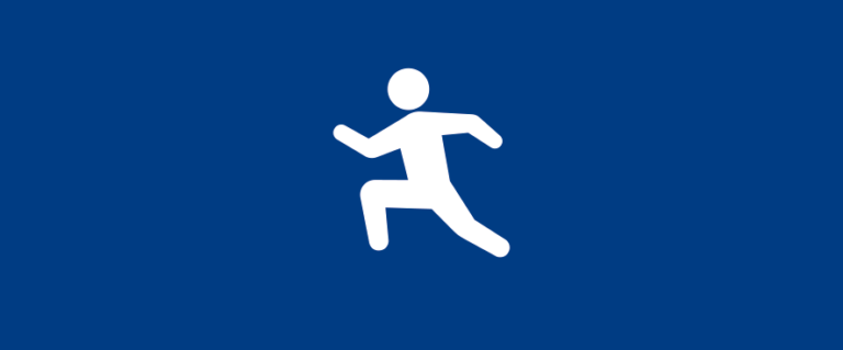 運動をする人のイラスト